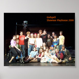 Póster Godfel Shawnee Playshouse 2006 Cast