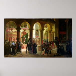 Poster Godfrey do caldo que deposita os troféus