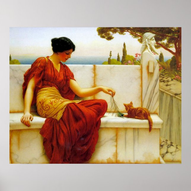 Póster Godward's The Tease (Frente)