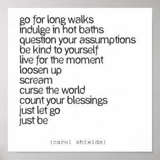 Póster Gof para longas caminhadas