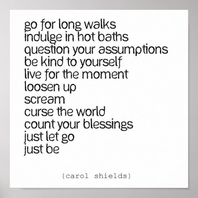 Póster Gof para longas caminhadas (Frente)