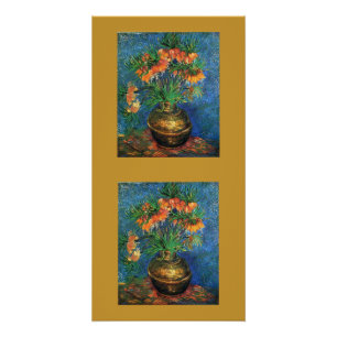 Póster Gogh Fritilárias Em Vaso Floresce Paz Amor Arte