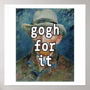 Poster Gogh Por Isso Engraçado Vincent Van Gogh Meme