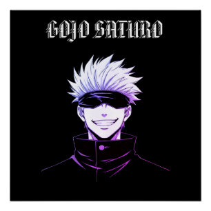 Póster Gojo Saturo Anime