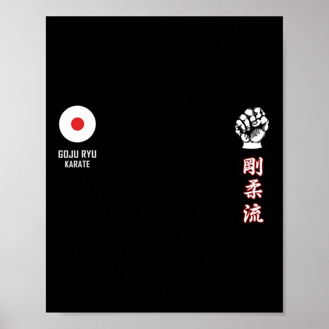 Poster Goju Ryu Karate (Frente)