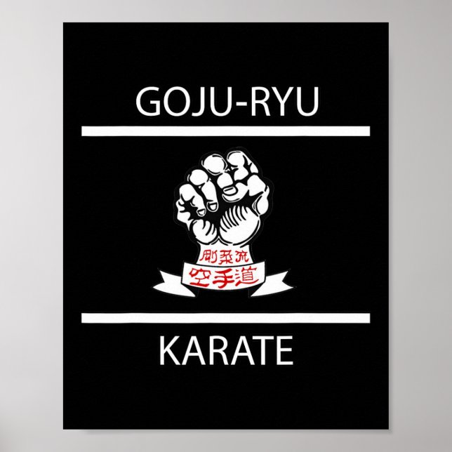 Poster Goju-ryu Karate (Frente)