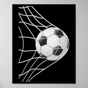 Poster Gol de Vitória Futebol Byll Dentro da Rede, Futebo