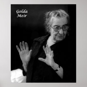 Poster Golda Meir, Primeiro-Ministro israelita