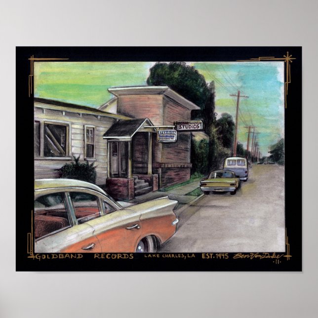 Póster Goldband Records (Frente)