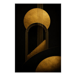 Póster Golden Ascension Poster