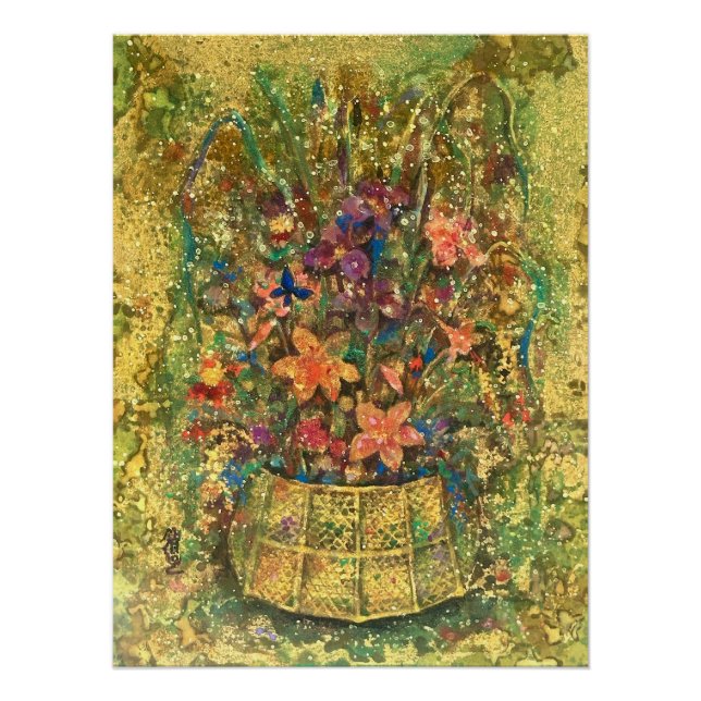 Póster Golden Bloom of Reminiscence (Frente)