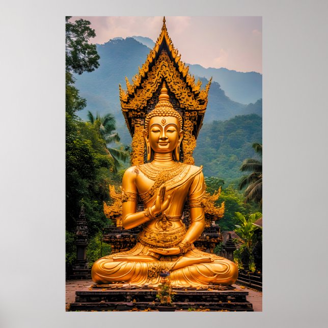 Poster Golden Dhamma in the Northern Hills (Frente)