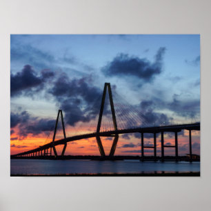 Poster Golden Evening At Arthur Ravenel