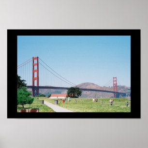 Póster Golden gate bridge