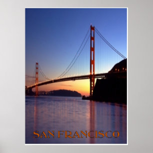Póster Golden gate bridge