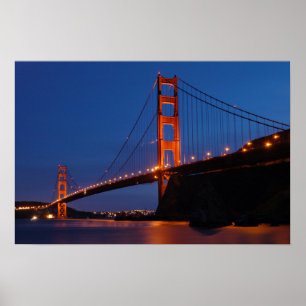 Póster Golden gate bridge