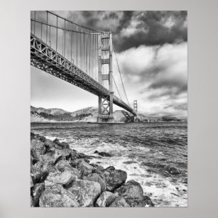 Póster Golden Gate Bridge, California