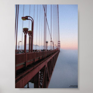 Póster Golden gate bridge dos promontório de Marín