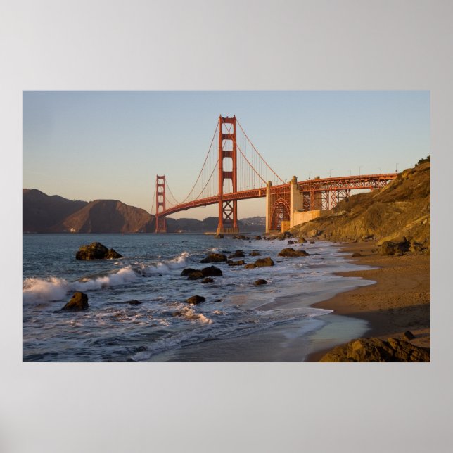 Póster Golden Gate Bridge from Baker Beach (Frente)