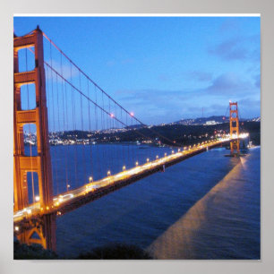 Póster Golden gate bridge San Francisco