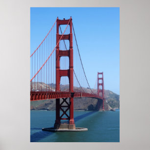 Póster Golden Gate de San Francisco