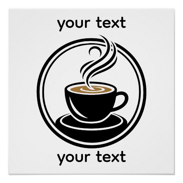 Póster Golden Spiral in Darkness – Minimalist  Design (Frente)