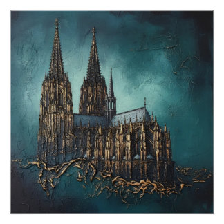 Póster Goldenes Echo des Doms