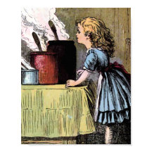 Goldilocks Encontra a Ilustração Vintage de Comida