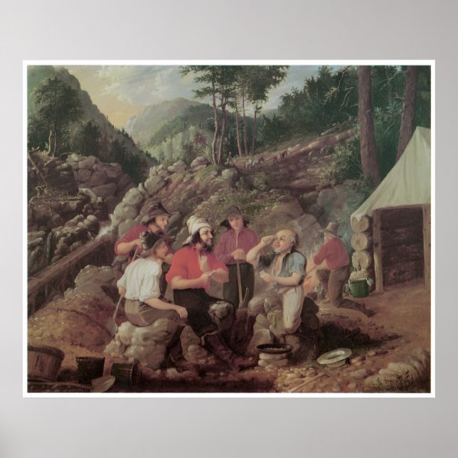 Poster Goldminers, 1858 (Frente)