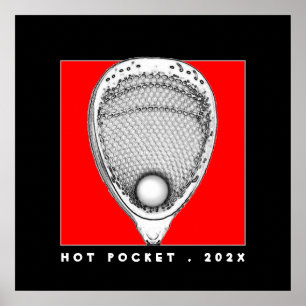 Poster Goleiro de Lacrosse