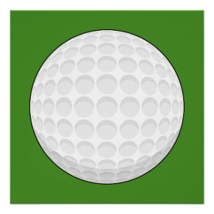 Póster Golf Ball