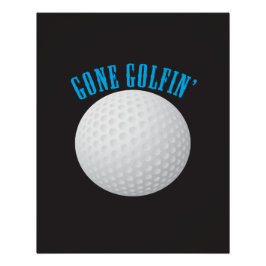 Póster Golf Ball ⛳ 🎁 Golfe Golfe