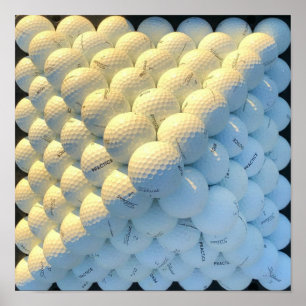 Poster Golf Balls