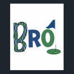 Poster Golf Birthday Kids Golfing Irmão Do Aniversário<br><div class="desc">Golf Birthday Kids Golfing Irmão De Golfe Do Garoto De Aniversário Golf</div>