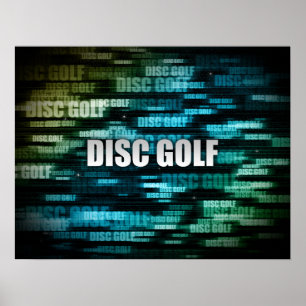 Póster Golf de Disco