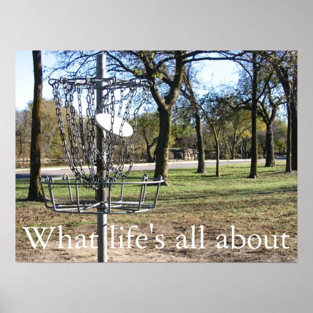 Póster Golf de Disco (Frente)