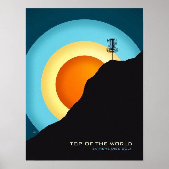Póster Golf de Disco Extreme (Frente)