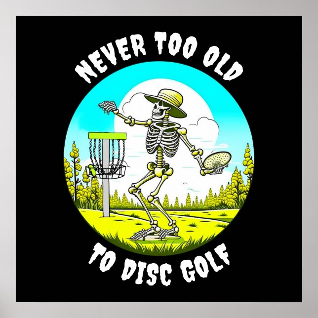 Poster Golf Nunca Muito Antigo para Disco | Descamação do (Frente)