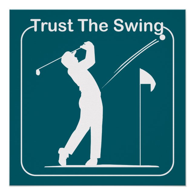 Póster golf player (Frente)