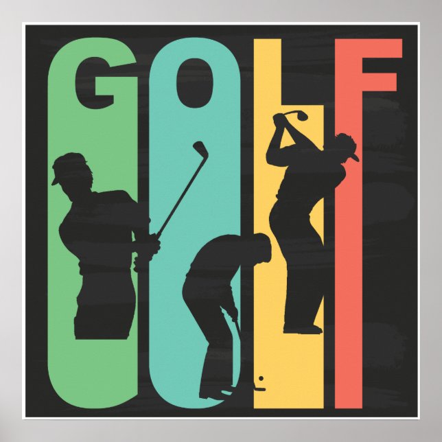 Poster Golf Retroativo (Frente)