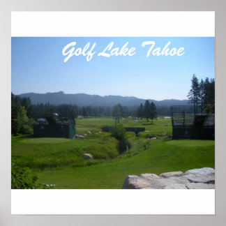 Poster Golf Tahoe "Golfing in Tahoe Collection"