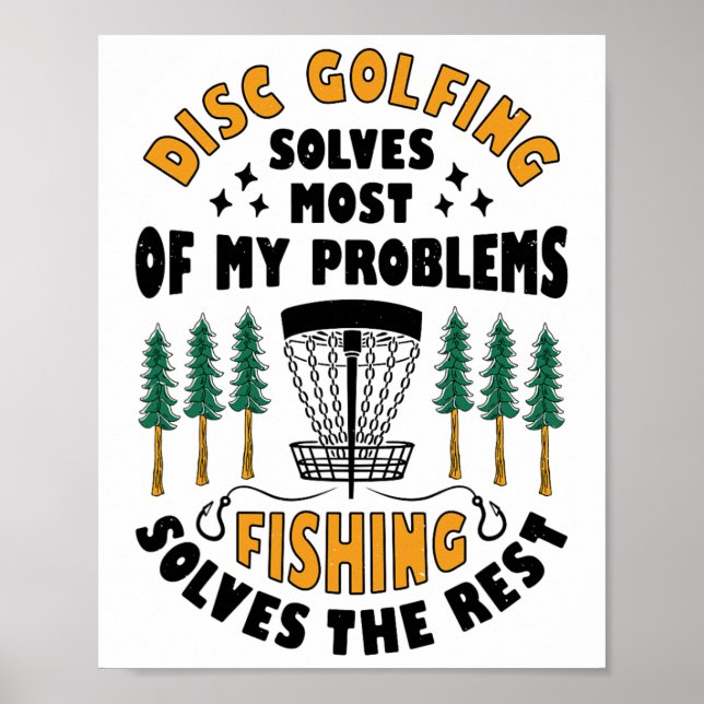 Poster Golfe de Disco Resolve a Maior Parte dos Meus Prob (Frente)