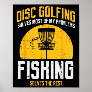 Poster Golfe de Disco Resolve a Maioria dos Problemas Div