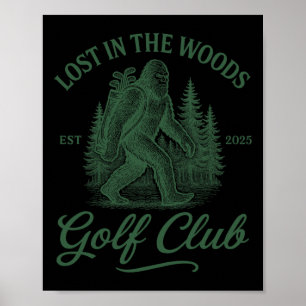 Poster Golfe De Golfe De Pé Grande Para Homens E Mulheres