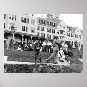 Póster Golfe do vintage, 1890s