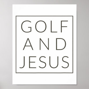 Poster Golfe E Jesus