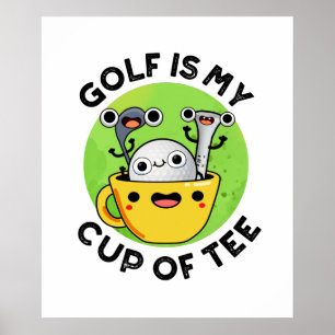 Poster Golfe É Minha Xícara De Golfe De Teto