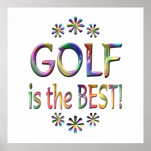 Poster Golfe é o melhor (Frente)