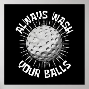 Poster Golfe engraçado