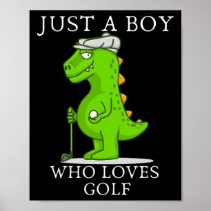 Poster Golfe Engraçado Presente Para Meninos Jovens Jogo 
